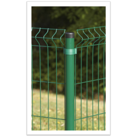Poteau Rond Univers Vert 6005 Ø48mm h2,50m - DIRICKX