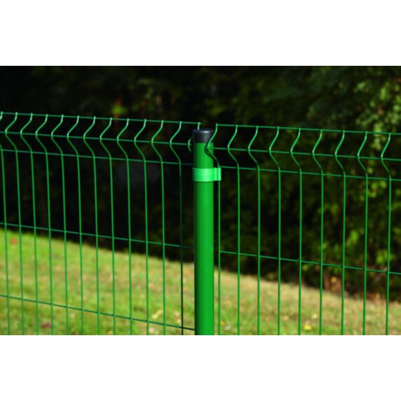 Poteau Univers pour Panneau Grillagé Arista Ø48 1,10m Vert - DIRICKX