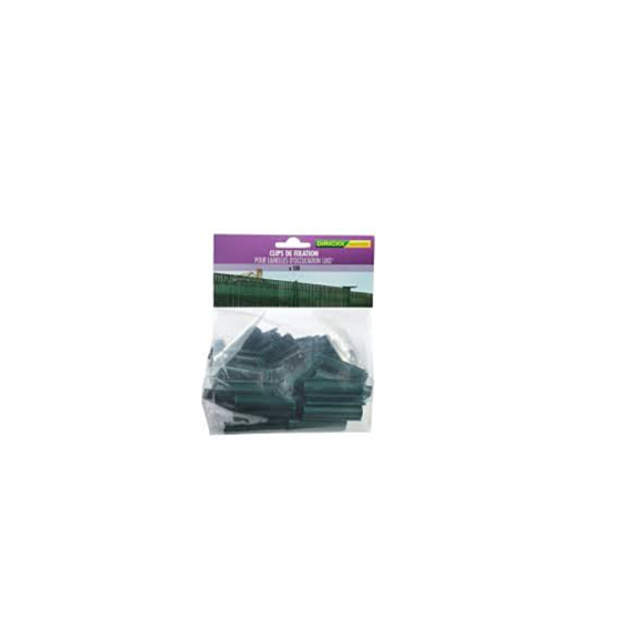 Clips de fixation Lixo vert  (100 pièces) - DIRICKX