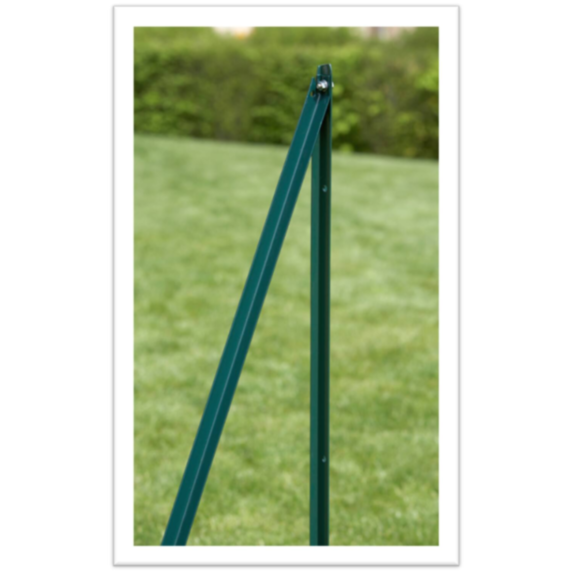 Jambe de force plastifiée pour clôture grillage souple L2,00m Gris - DIRICKX