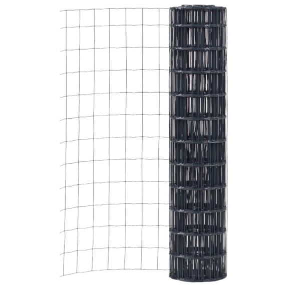 Grillage en Rouleau Soudé Gris 25x1,5m