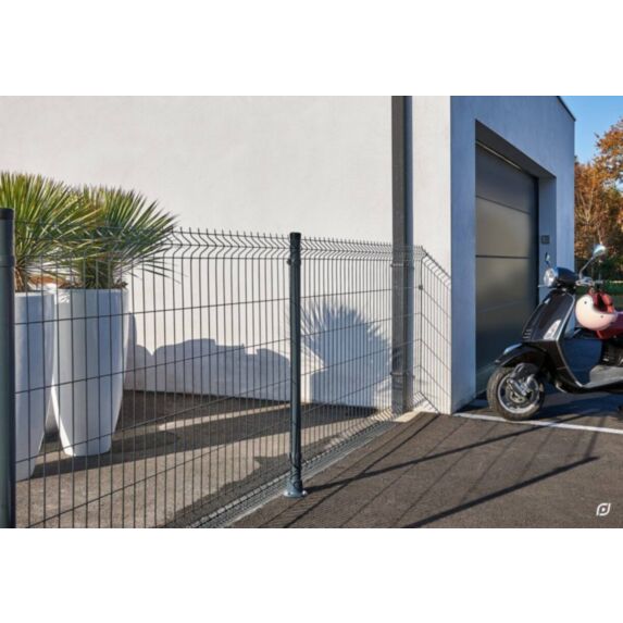 Grillage en Panneau Rigide Arista 1,20x2m Gris - DIRICKX