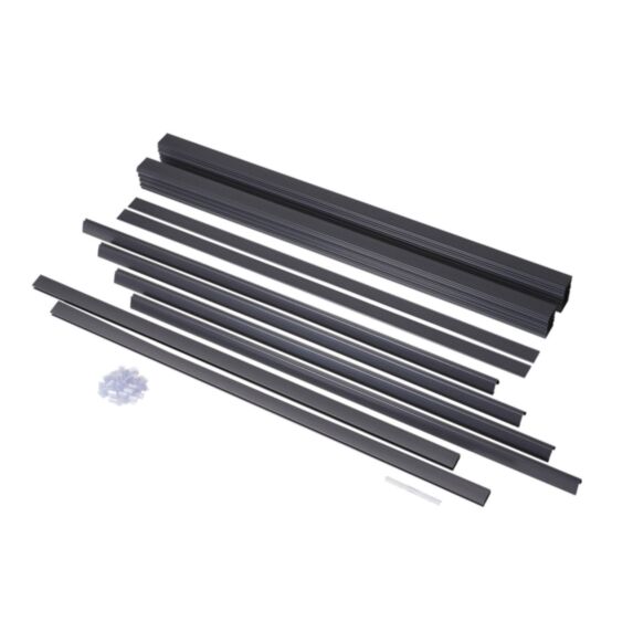 Lattes d'occultation rigides pour panneau grillagé rigide 1m90x2,5m gris - DIRICKX