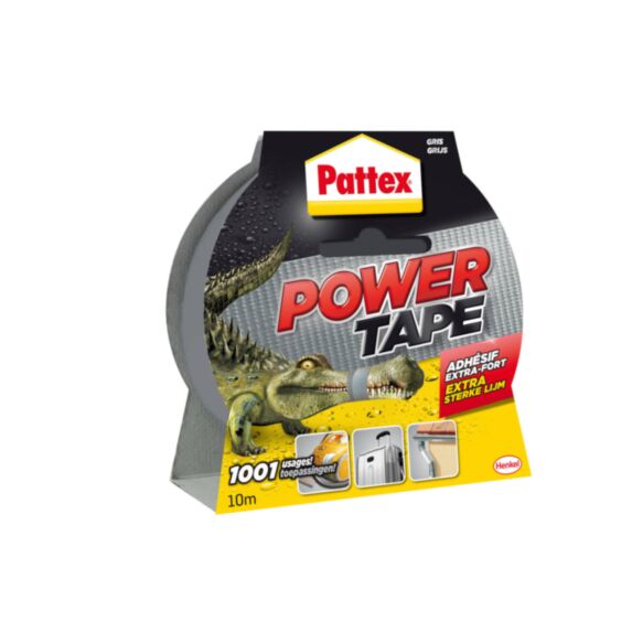 Pattex adhésifs réparation power tape gris etui 10m - PATTEX