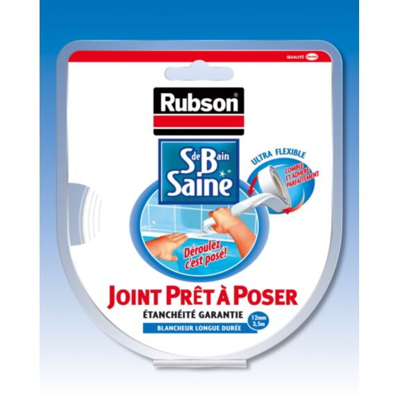 Joint Prêt à Poser Salle de Bain Saine 12mmx3,5m - RUBSON