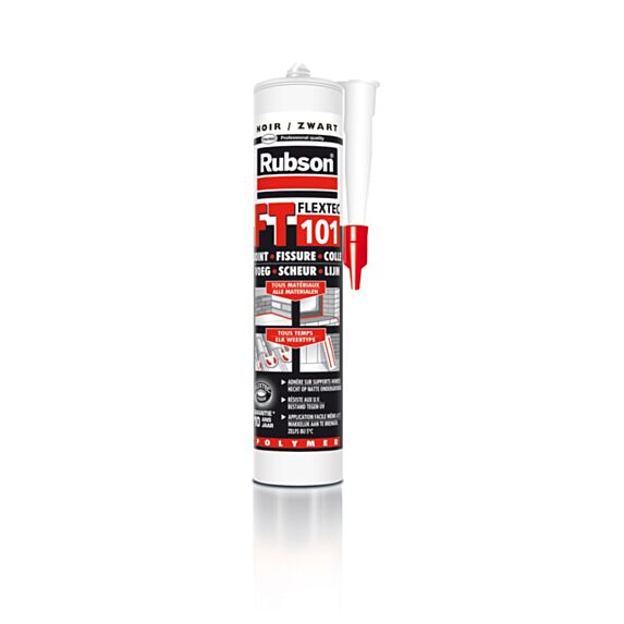 Mastic FT101 Joint Fissure Colle 280 mL noir- RUBSON