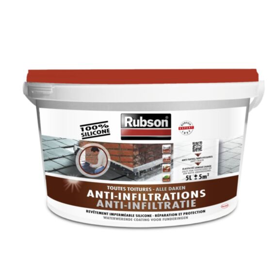 RUBSON Toitures Anti-infiltrations Terre Cuite Seau 5kg