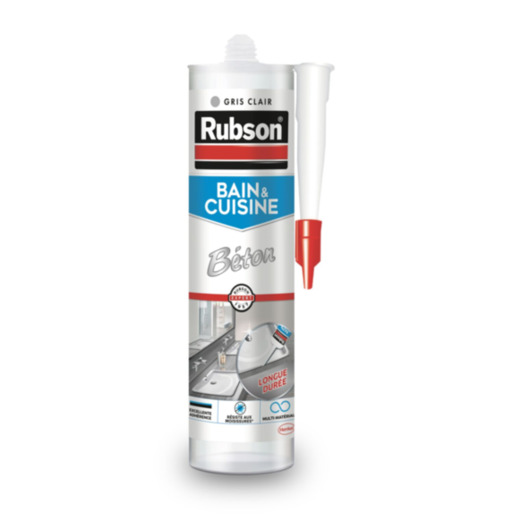 Mastic pour béton Bain & Cuisine 280 mL - RUBSON