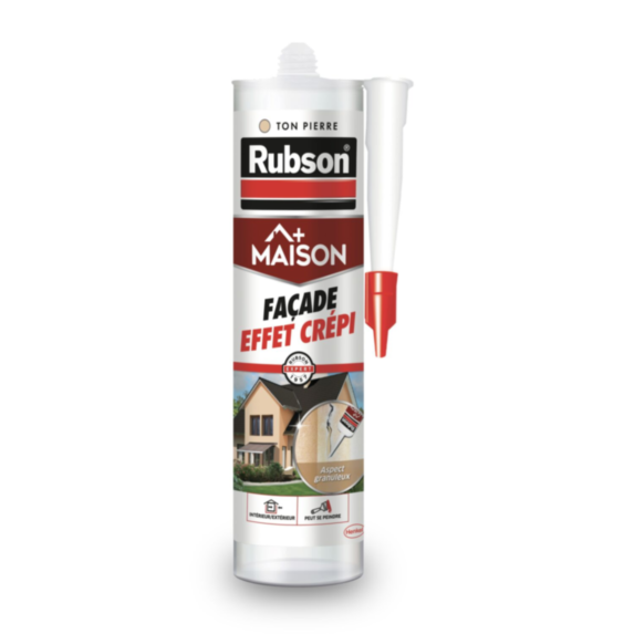 Mastic Crépi beige 280 mL - RUBSON