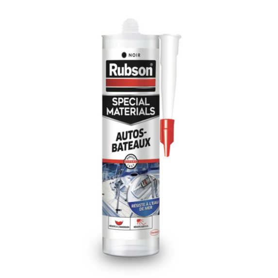Mastic Spécial Auto-Bateaux 280 mL noir - RUBSON