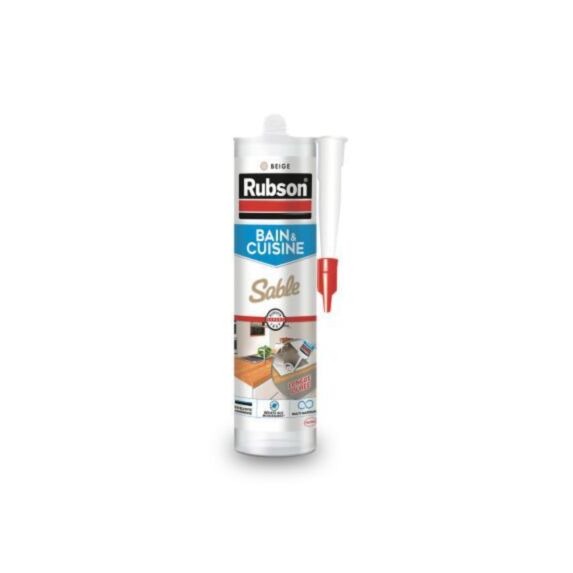Mastic Bain & Cuisine beige sable 280 mL - RUBSON