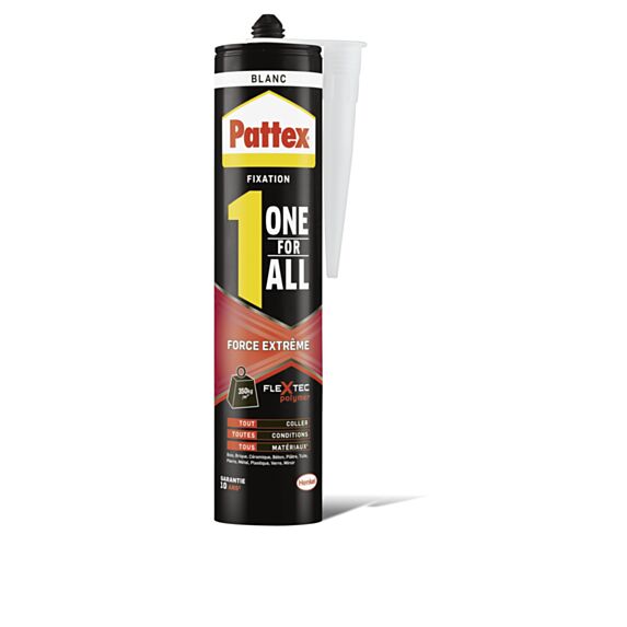 Colle Ni Clou Ni Vis One For All Blanc 460gr - PATTEX