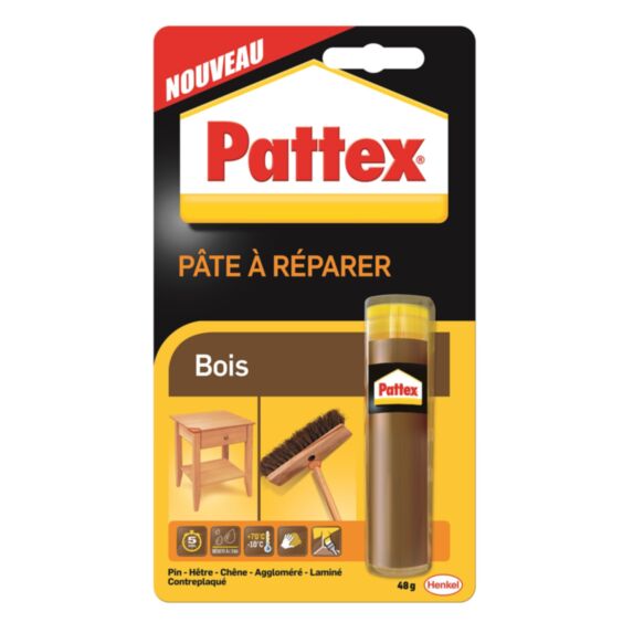 Pâte à réparer bois 48 g - PATTEX