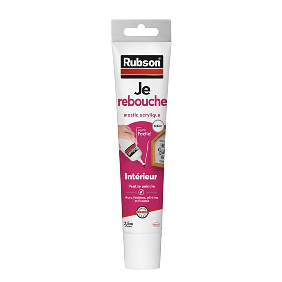 Mastic Go® Je Rebouche blanc 50 mL - RUBSON