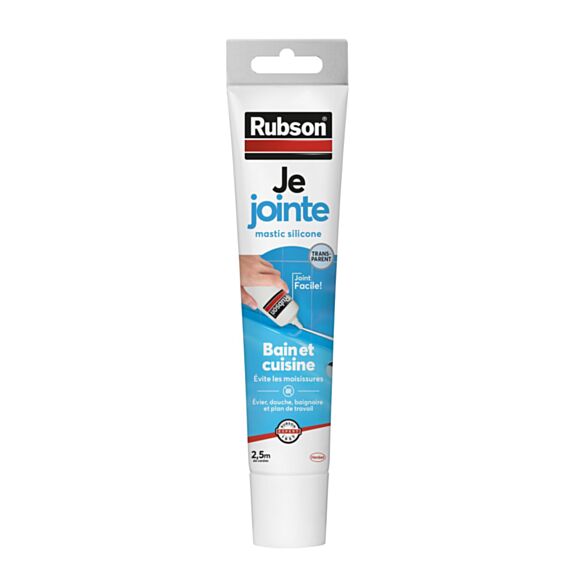 Mastic Sanitaires Go® Je Jointe transparent 50 mL - RUBSON