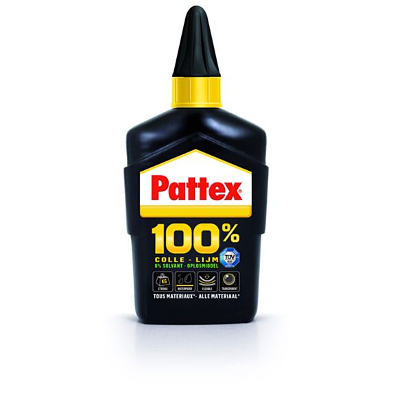 Colle multiusage 100% Colle Transparente 100gr - PATTEX