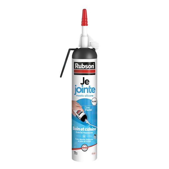 Mastic Joint Sanitaire blanc 200 mL - RUBSON