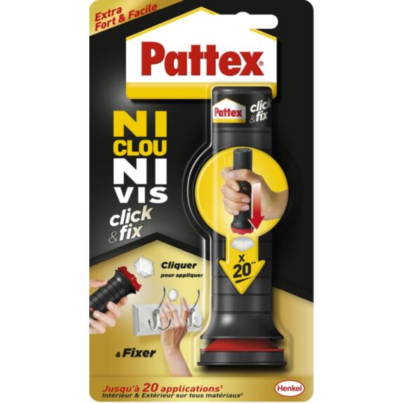Colle Ni Clou Ni Vis Click & Fix 30gr - PATTEX