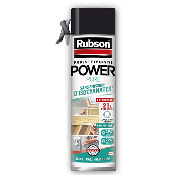 Mousse expansive PU Power Pure 500 mL - RUBSON