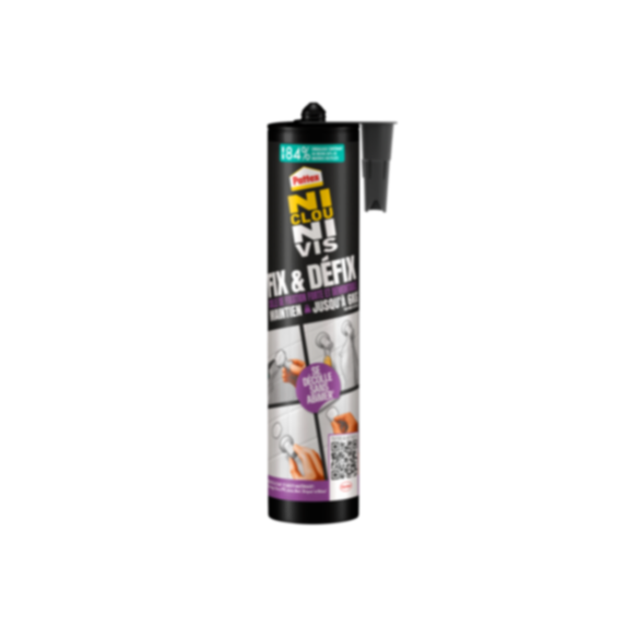 Colle Fixation Ni Clou Ni Vis Fix & Défix 308gr - PATTEX