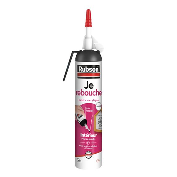 Mastic construction Je Rebouche 200ml blanc - RUBSON
