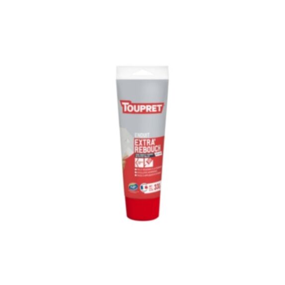 Enduit Extra' Rebouch pâte tube 330 g blanc - TOUPRET