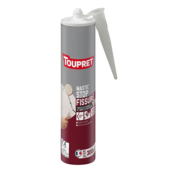 Mastic Stop Fissures Façade 300g Ton pierre
