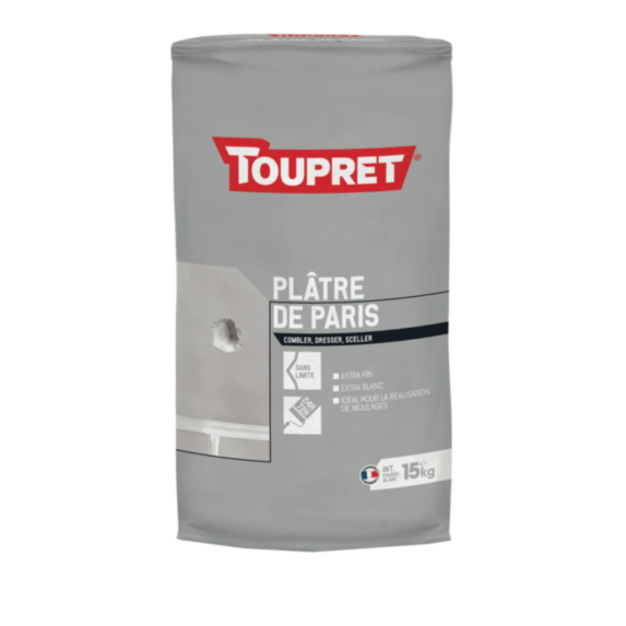 Plâtre Paris Poudre Blanc 15kg - TOUPRET