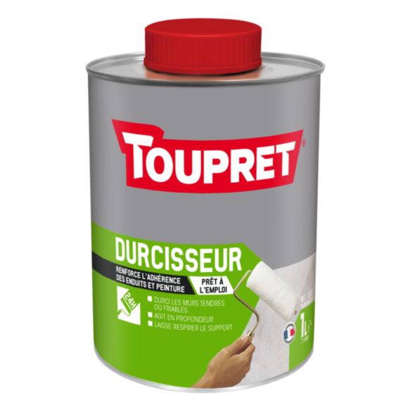 Enduit de traitement Durcir Mur Liquide 1L TOUPRET
