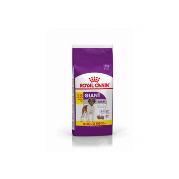 Croquettes Chien Giant Adult 15Kg + 3Kg gratuits ROYAL CANIN
