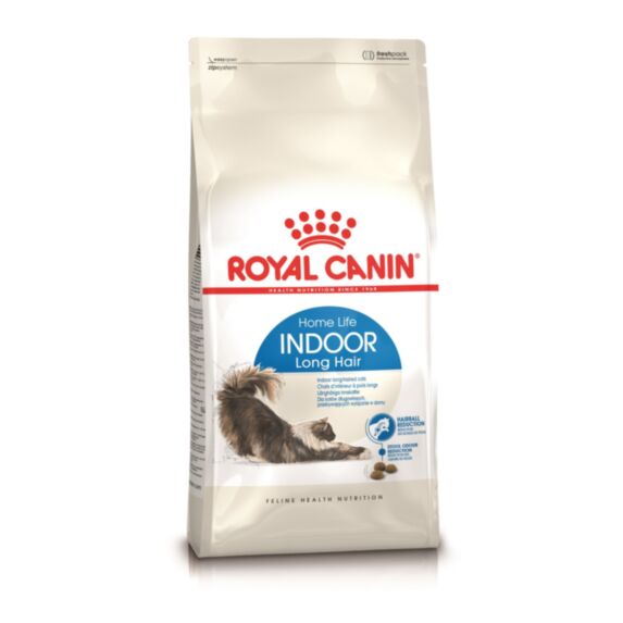 Croquette Chat Indoor Long Hair 4kg - ROYAL CANIN