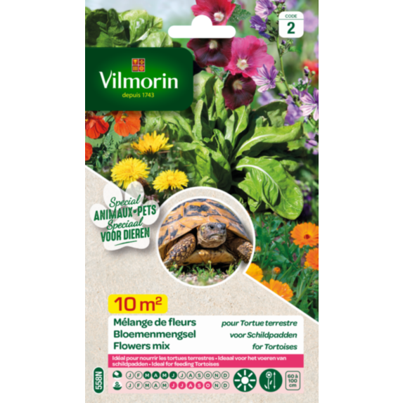 Mélange de fleurs pour Tortues Terrestres - VILMORIN