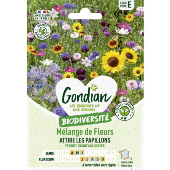 Mélange de fleurs Attire les Papillons - GONDIAN