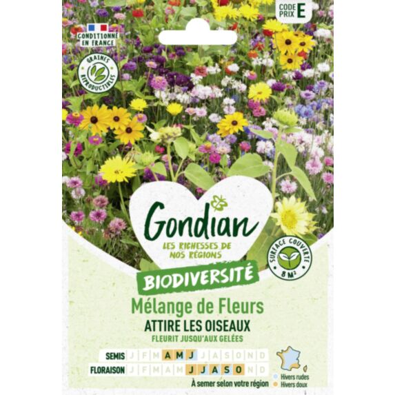 Mélange de fleurs Attire les Oiseaux - GONDIAN