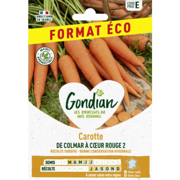 Carotte de Colmar à Cœur Rouge 2 - GONDIAN