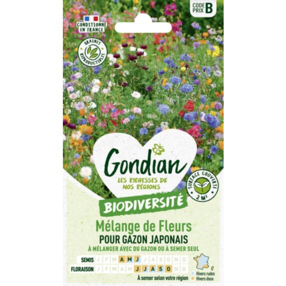 Mélange de fleurs pour Gazon Japonais - GONDIAN