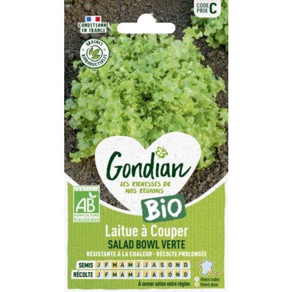 Laitue Salad Bowl Verte Bio - GONDIAN