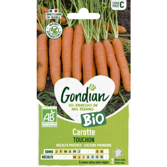 Carotte Touchon Bio - GONDIAN
