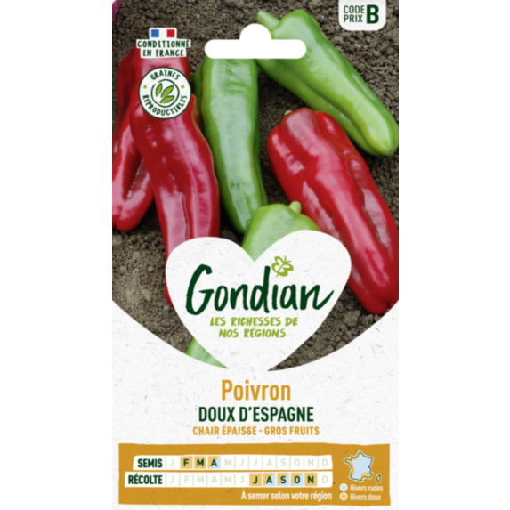 Piment Doux d'Espagne - GONDIAN