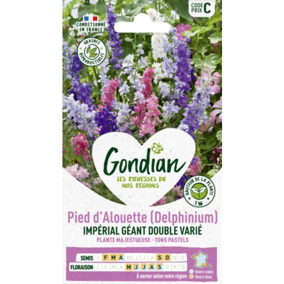 Pied d'Alouette Impérial Géant Double Varié - GONDIAN