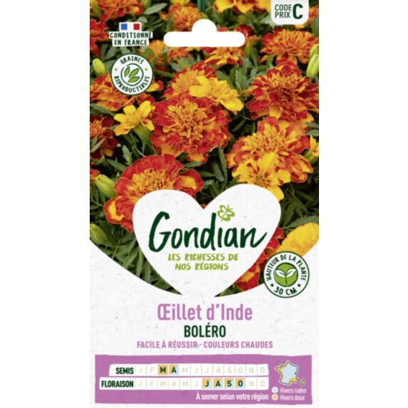 Œillet d'Inde Bonita Boléro - GONDIAN