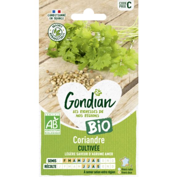 Coriandre Cultivée Bio - GONDIAN