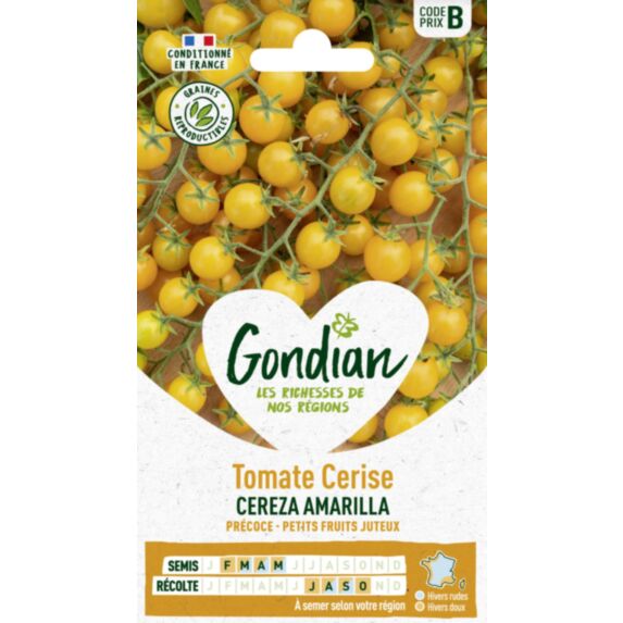 Tomate Cereza Amarilla (Cerise Jaune) - GONDIAN