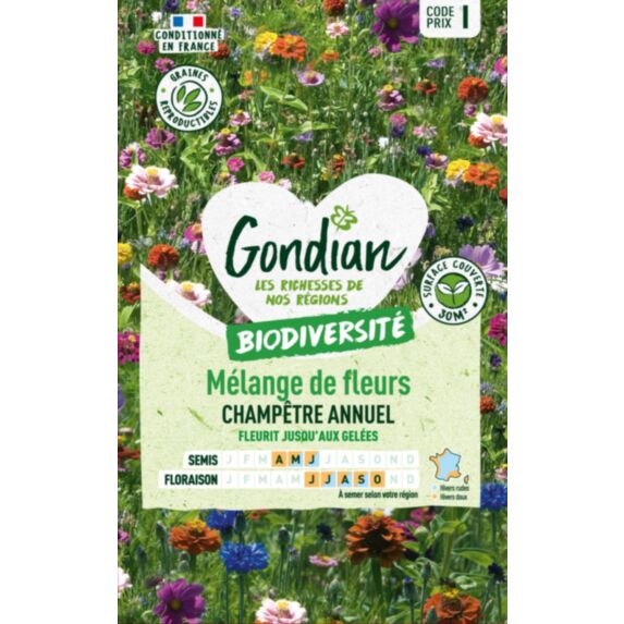 Mélange de fleurs Coin de Prairie - GONDIAN