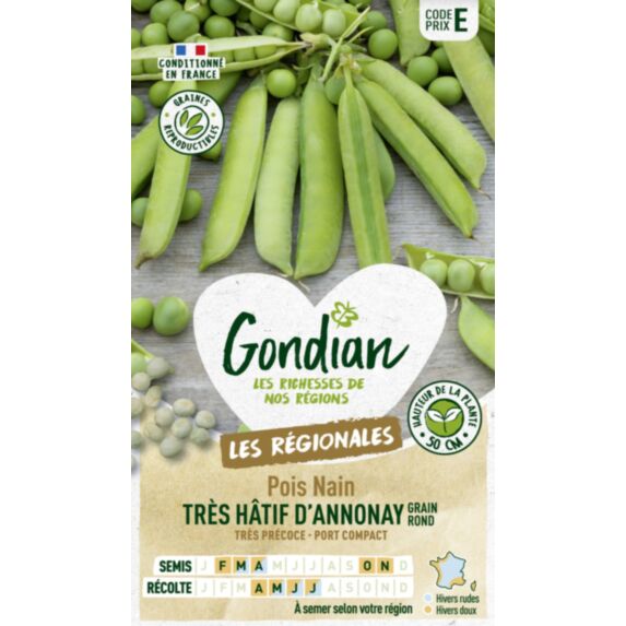 Pois Très Hâtif d'Annonay - GONDIAN