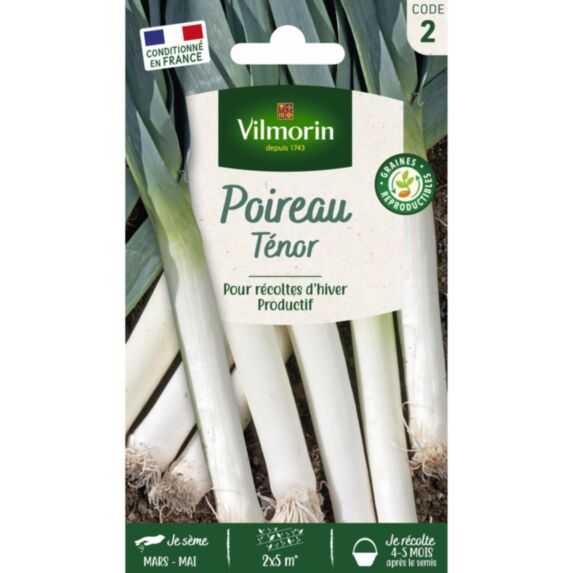Graines Poireau Ténor - VILMORIN
