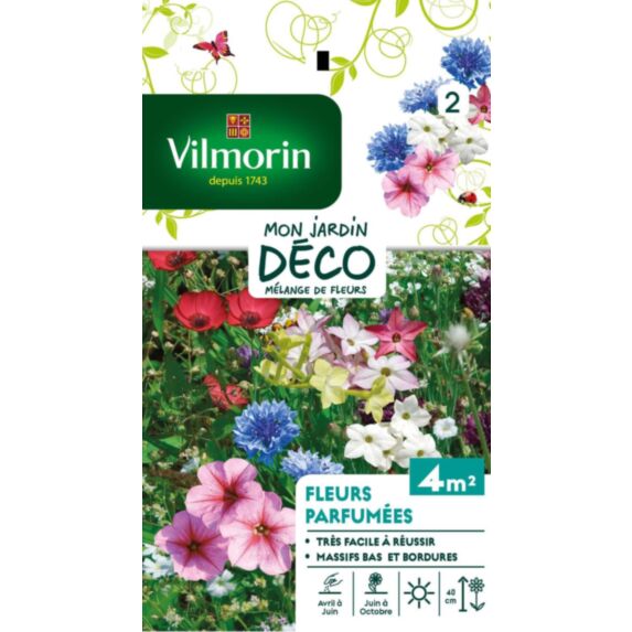 Graines Mélange de Fleurs Parfumées 4m² - VILMORIN