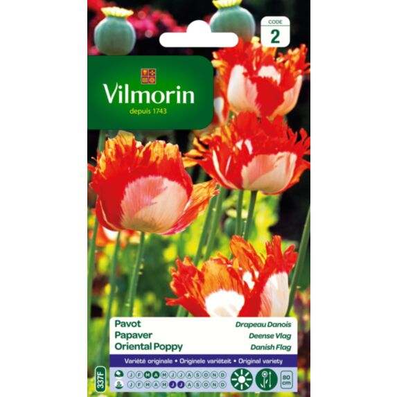 Graines Pavot Drapeau Danois - VILMORIN