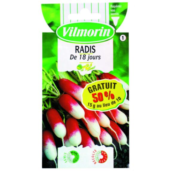 Graine de radis 18 jours - VILMORIN