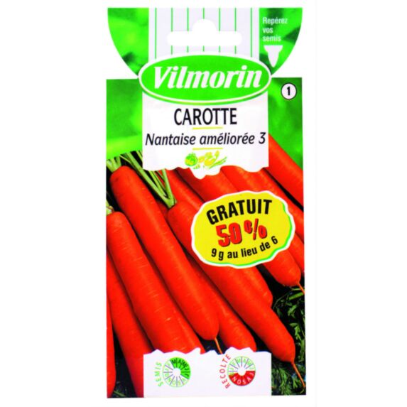 graines de carotte nantaise  - VILMORIN